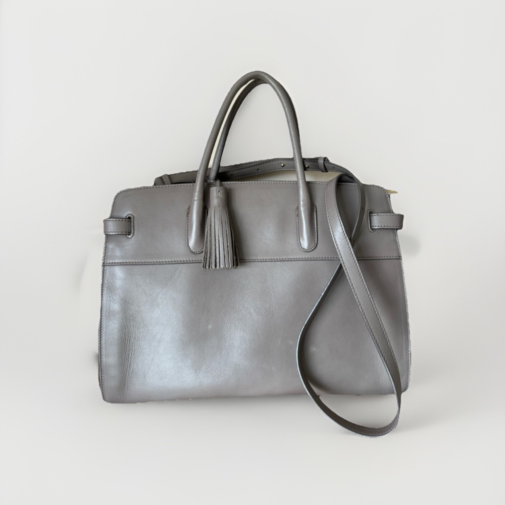 Cuyana Work Satchel in Clay Smooth Leather - Picture 3 of 17